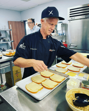 chef mike making sandwiches